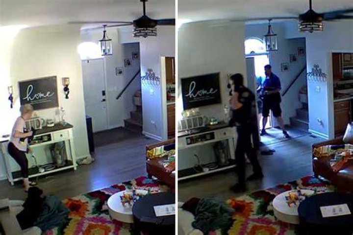 Shocking Footage: CCTV Captures Mother And Son Incident In Houston, Texas