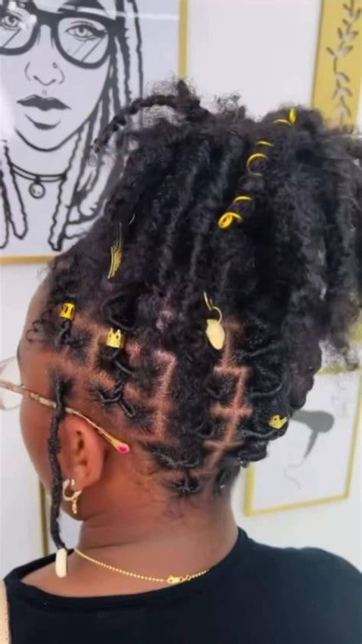 Short Loc Ponytail Styles