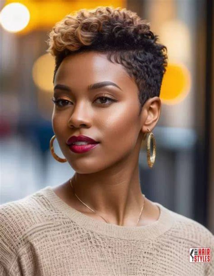 Short Natural Fade Haircuts For Black Females