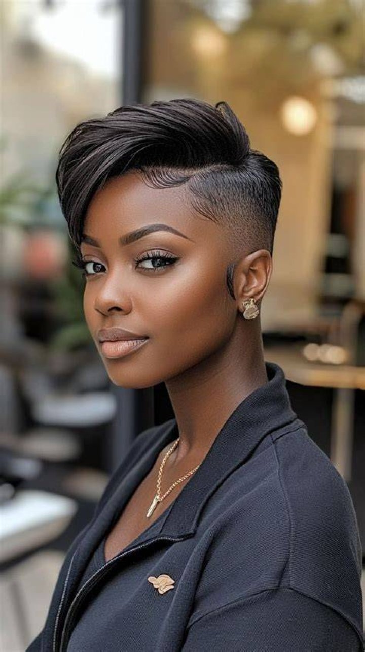 SideShavedHair Short Haircuts for Black Women 2019 Short natural