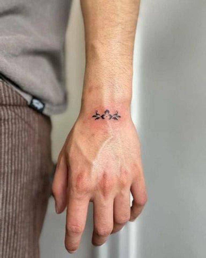 Small Male Wrist Tattoos