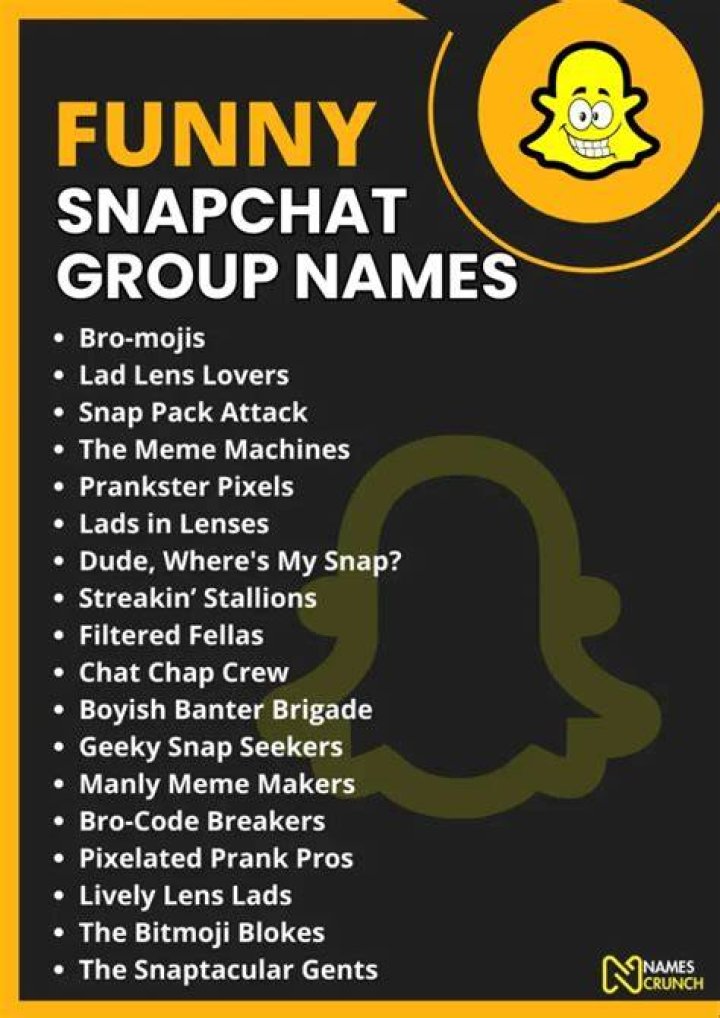 Snapchat Funny Names