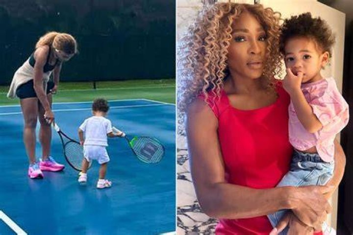So Cute Serena Williams & Daughter Olympia Flaunt Matching Outfits In