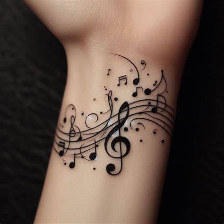 Tattoos With Music Symbols
