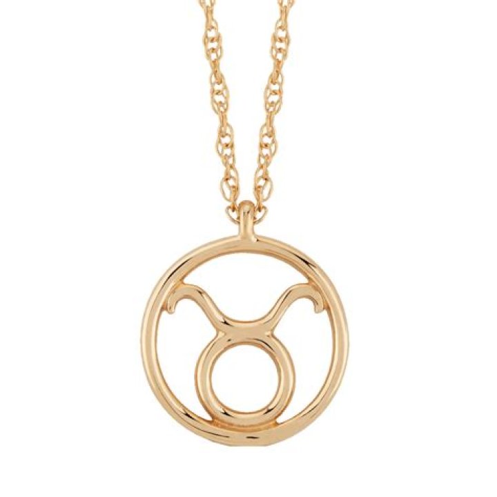 Taurus Necklace Zodiac Pendant for Birthdays 20th April to 20th May