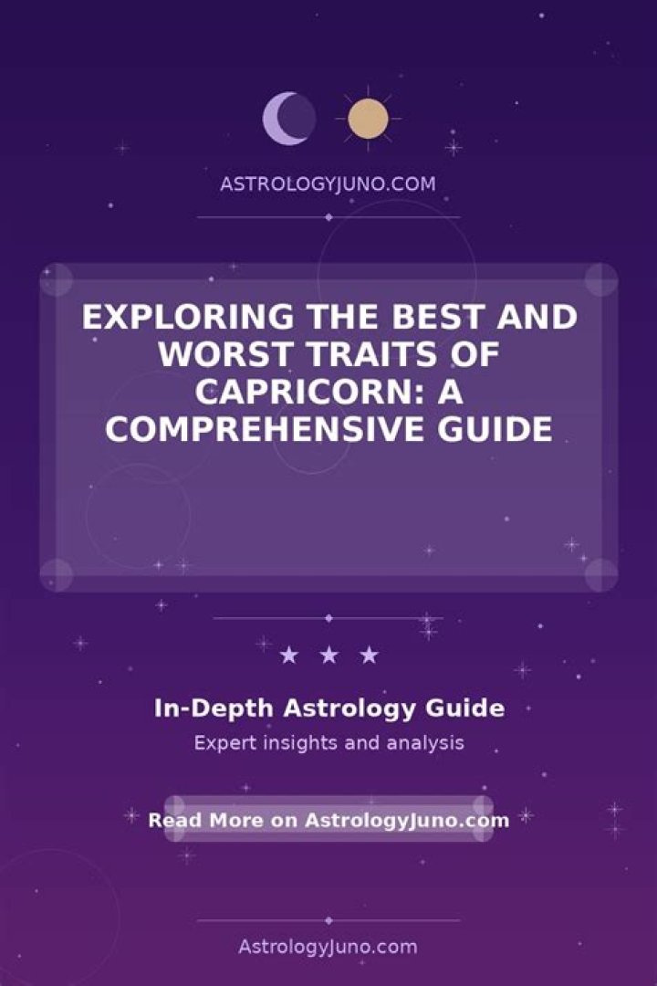 The Comprehensive Guide To Capricorn Personalities: Traits, Strengths, And Secrets
