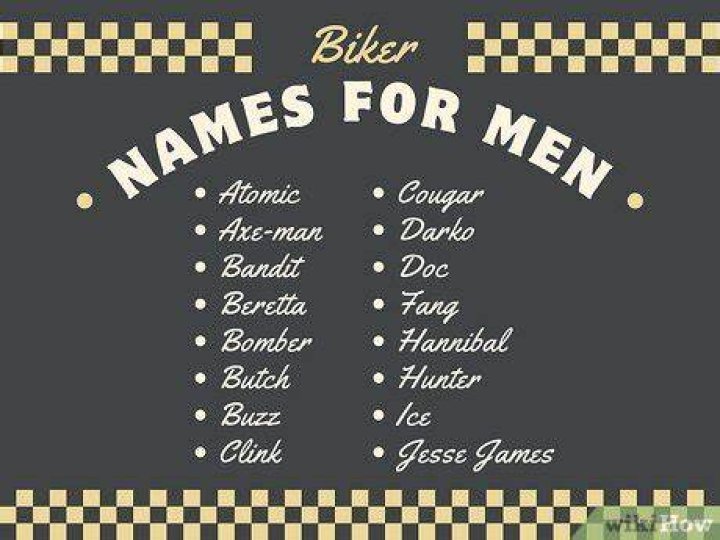 The Ultimate Guide To Cool And Unique Male Biker Names