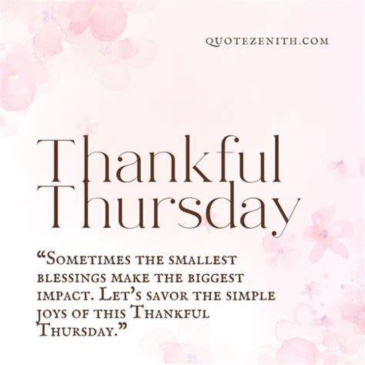 Top "Good Morning Thankful Thursday Quotes" For Inspiration And Gratitude