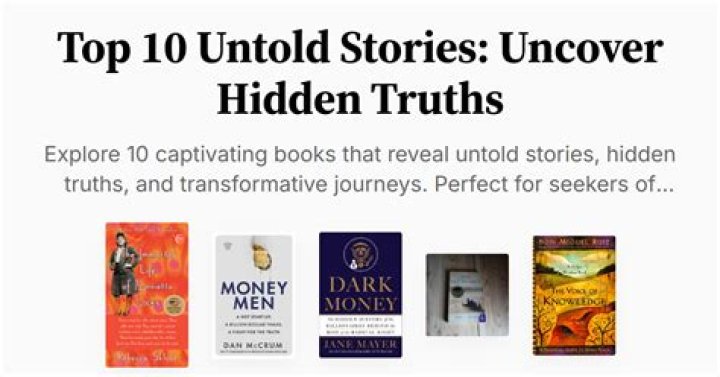 Uncover Hidden Truths And Untold Stories