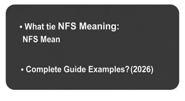 Understand The True Meaning Of NFS: A Comprehensive Guide