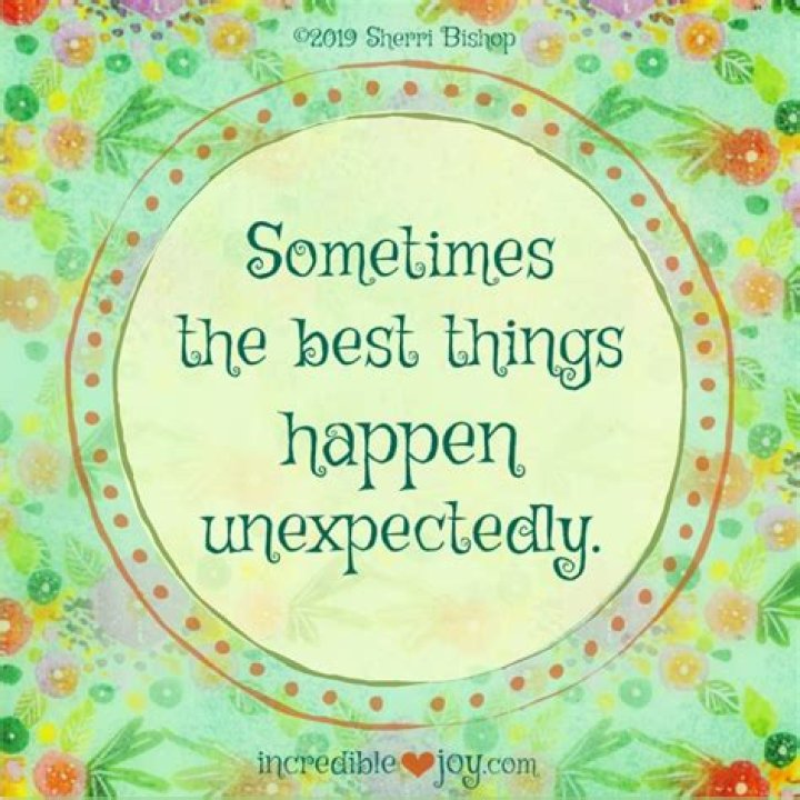 Unexpected Things Quotes