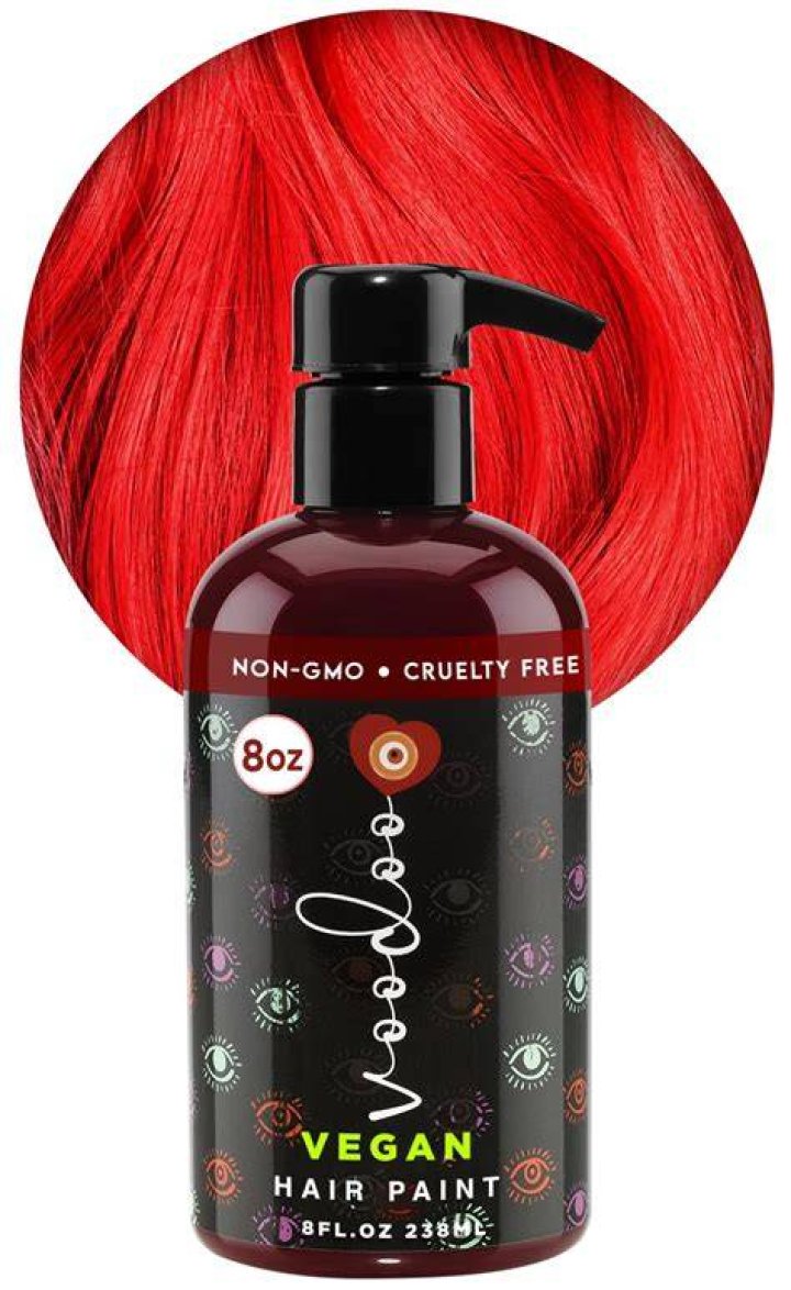 Unleash Vibrant Crimson: Temporary Red Hair Dye For Dark Locks