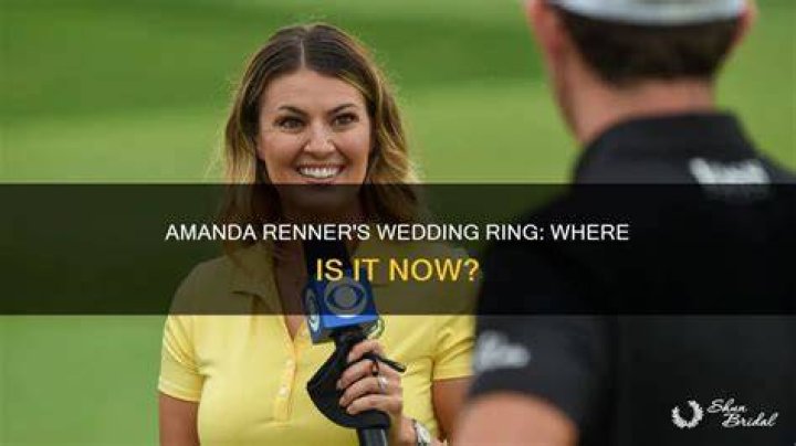 Unveiled: The Mystery Behind Amanda Renner's Missing Wedding Ring