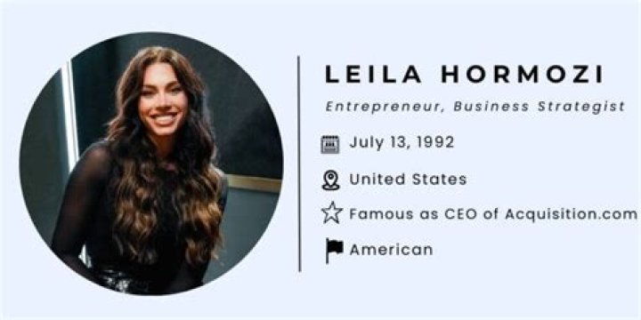 Unveiling The Truth: Leila Hormozi's Journey As A Transgender CEO