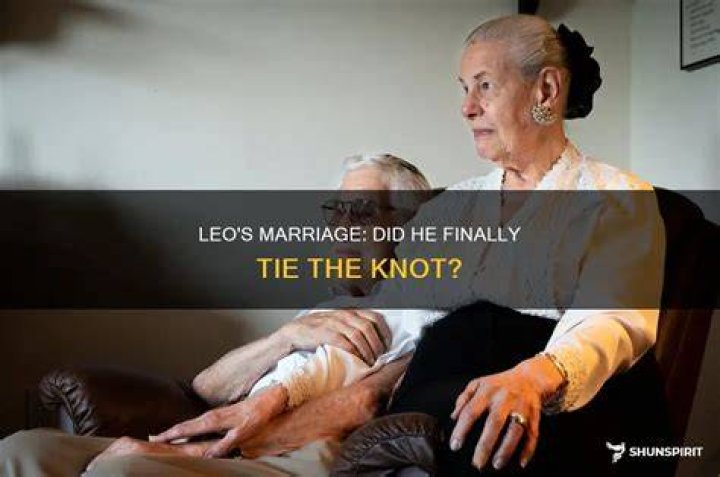 When Did He Tie The Knot?