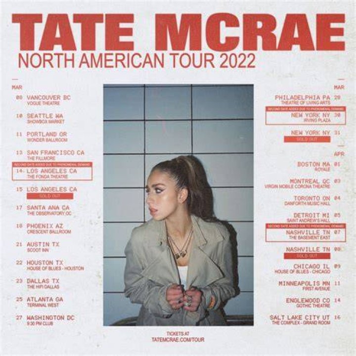 Where To See Tate McRae Live In Philadelphia: Tickets, Dates, And Concert Info