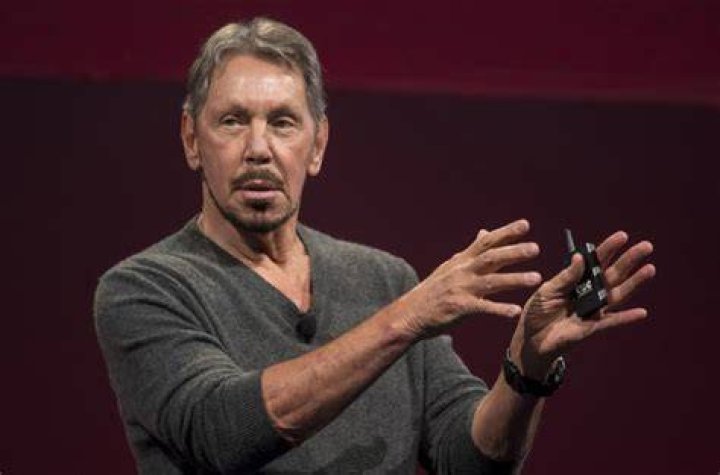 Who is Larry Ellison's girlfriend and how many times has he been