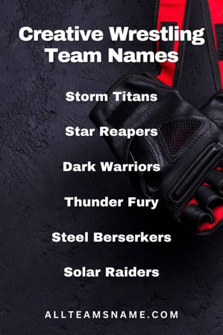 Wrestling Name Ideas