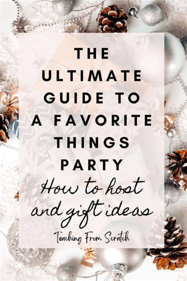 Your Ultimate Guide To Unforgettable Favorite Things Ideas