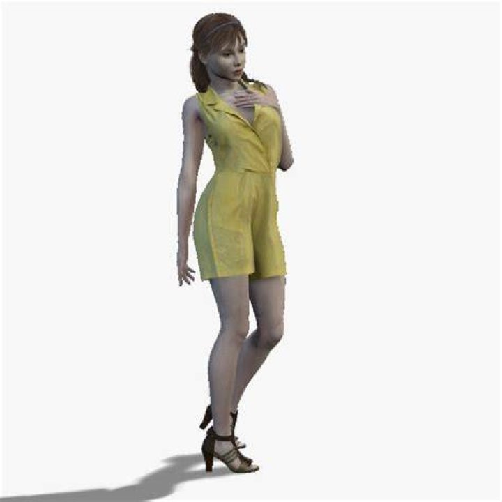 布兰奇海滩女孩3D模型 TurboSquid 725631